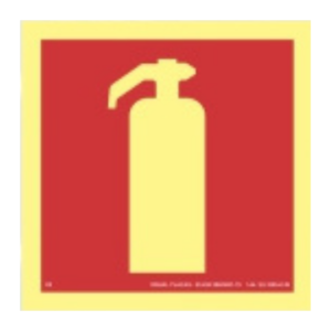 Placa E05 - Extintor 30x30cm