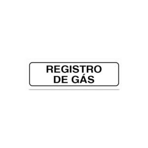Placa Registro de GÃÂ¡s PVC
