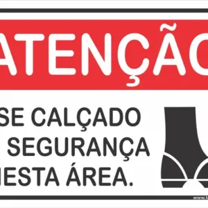 Placa Use Sapatos 23,5x32,5cm