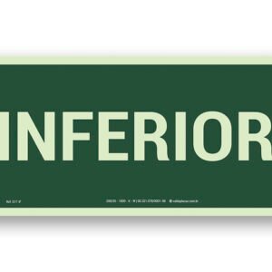 Placa Lazer Inferior 12x24cm