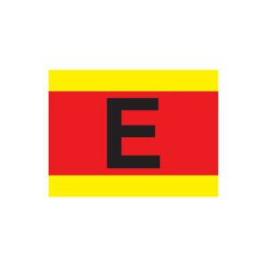 Placa Extintor Letra "E" Coluna 30x39xm