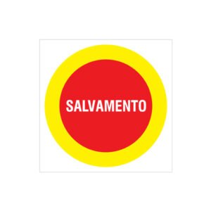 Placa "SALVAMENTO" 26,5cm